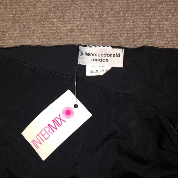 Black swim wrap with gold beads - Picture 2 of 8